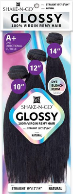 Load image into Gallery viewer, Enhance your hair with (Shake-N-Go) GLOSSY 100% Virgin Remy Hair 
