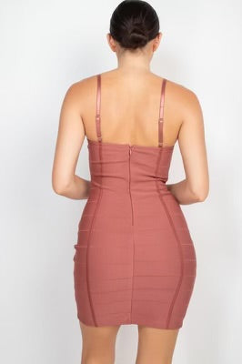 Ladies Bandage Mini Dress