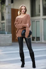 Load image into Gallery viewer, Ladies High Waist Faux Leather Legging
