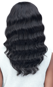 Headband Wig 100% Human Hair 12" Natural Black