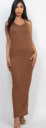Load image into Gallery viewer, Racer Back Maxi Dress
